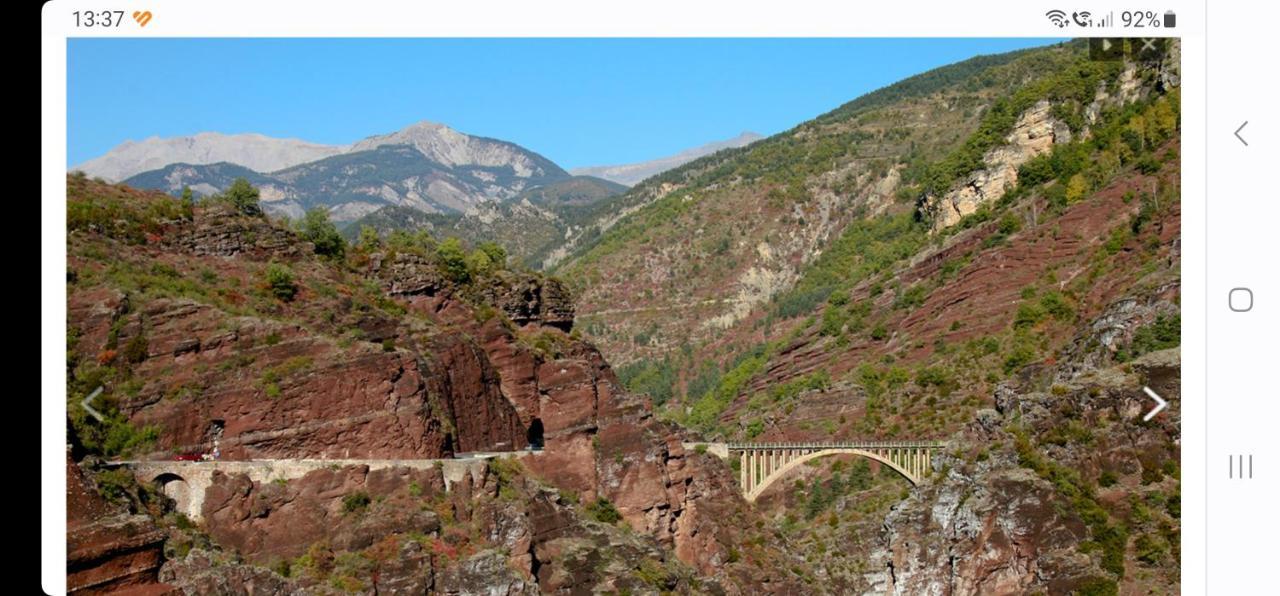 Chambre Aux Gorges De Daluis Guillaumes Exteriér fotografie